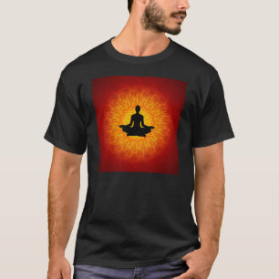 Camiseta Ioga - meditação na mandala