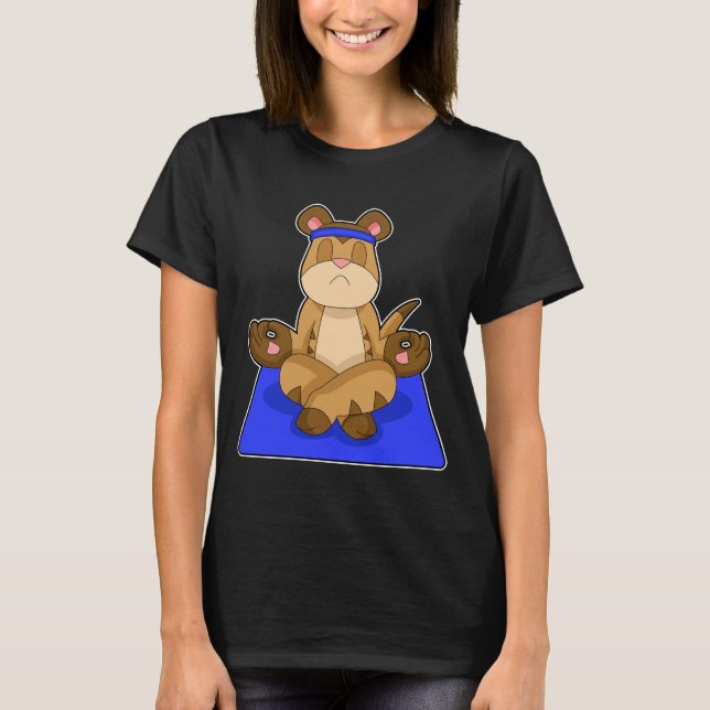 Camiseta Ioga Meditação Suricata (Frente)