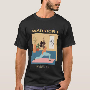 Camiseta Ioga Mulher Negra Afro Marrom Melanina Professora