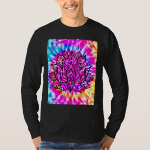 Camiseta Ioga Namaste Lua Tinta Morre Buda Lótus