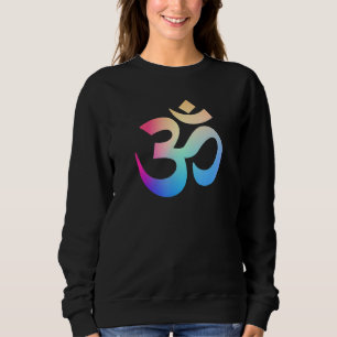 Camiseta Ioga Para Homens e Mulheres Om Om Símbolo