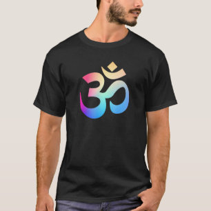 Camiseta Ioga Para Homens e Mulheres Om Símbolo Om