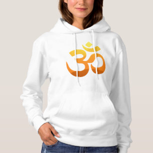 Camiseta Ioga Personalizado Om Mantra Símbolo do Sol Dourad