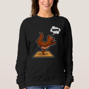 Camiseta Ioga Poses da Lontra Peixe Esporte Ginástica Ohm B