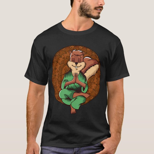 Camiseta Ioga Zen Esquilo (Frente)