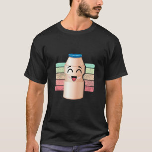 Camiseta Iogurte delicioso Bebida Comida doce iogurte