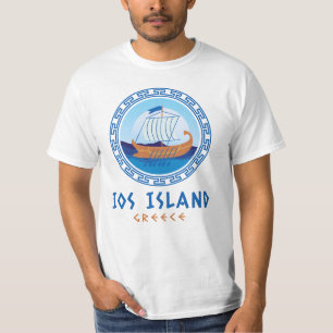 Camiseta IOS, Grécia de Design de navio grego