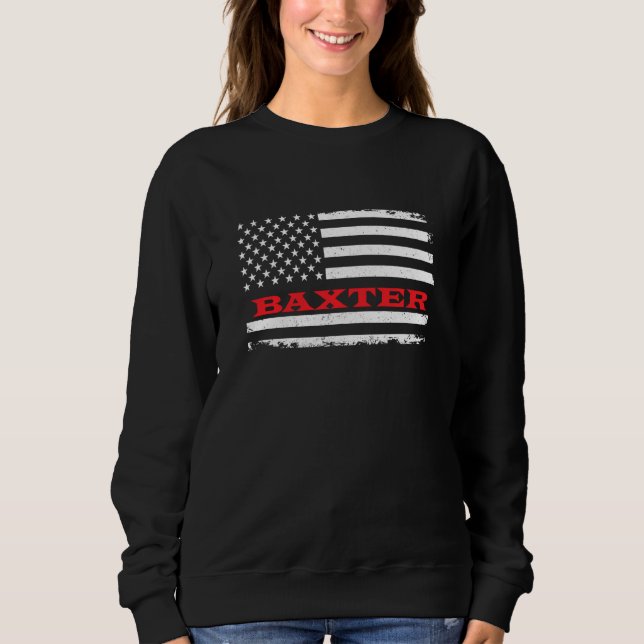 Camiseta Iowa American Flag Baxter Usa Patriotic Souvenir (Frente)