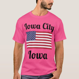 Camiseta Iowa City Iowa Estampas Elegantes