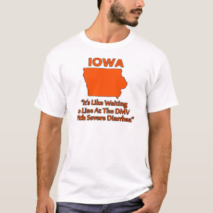 Camiseta Iowa - Como Esperar na Fila do Detran...