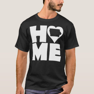 Camiseta Iowa Home Heart State Tees