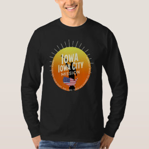 Camiseta Iowa Iowa City Mórmon Lds Missão Missionário