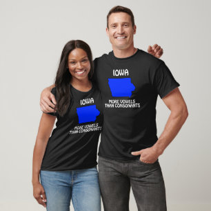 Camiseta Iowa - Mais Vogais do que Consoantes