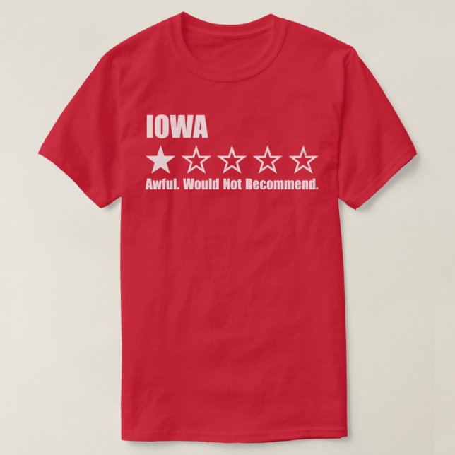 Camiseta Iowa One Review TShirt 1 (Frente do Design)