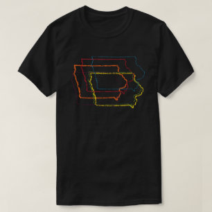 Camiseta iowa orgulho blur