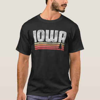 Camiseta Iowa Retro Style Vintage 70S 80S 90S Home Pride Gi