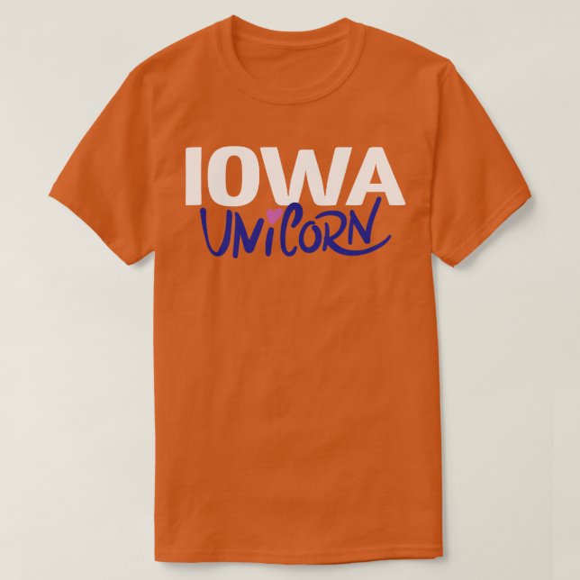 Camiseta Iowa Unicorn 1 (Frente do Design)