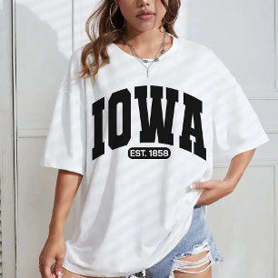 Camiseta Iowa Vintage Shirt, Mãe ou Dia de os pais