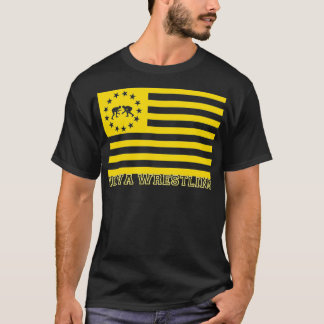 Camiseta Iowan USA Flag Wrestler Fan The Hawkeye State Iowa