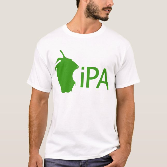 Camiseta iPA gêmeo da cerveja (Frente)