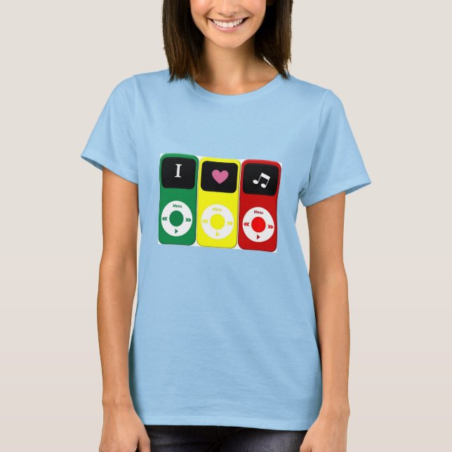 Camiseta Ipod Music Lovers (Frente)