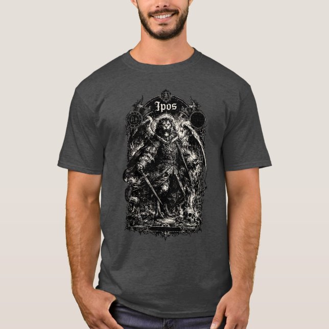 Camiseta Ipos Escuridão Real (Frente)