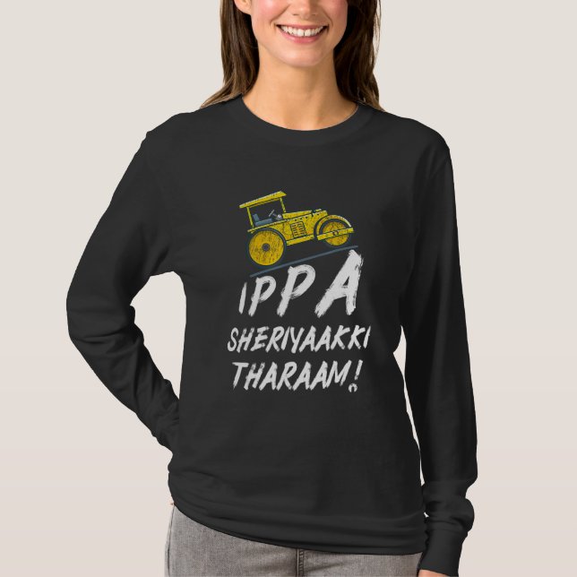 Camiseta Ippa Sheriyaakki Tharaam Kerala Malaialam Funny (Frente)