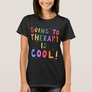 Camiseta Ir à Terapia É Legal Saúde Mental Psicólogo Escola