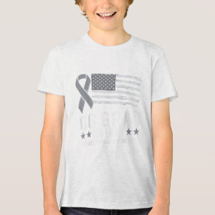 Camiseta Ir Cinza em maio Cancer Cérebro Sensibilização Mês