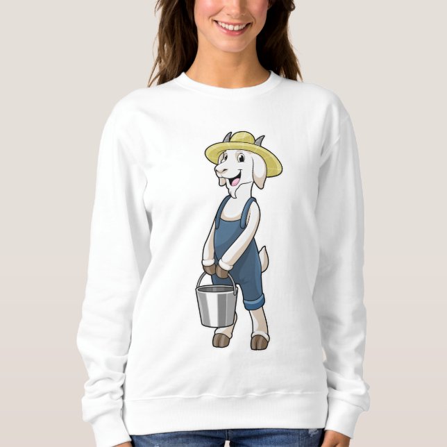 Camiseta Ir como agricultor com Balde (Frente)