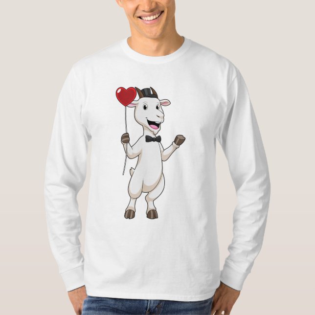 Camiseta Ir como o Groom com o Balão do Coração (Frente)