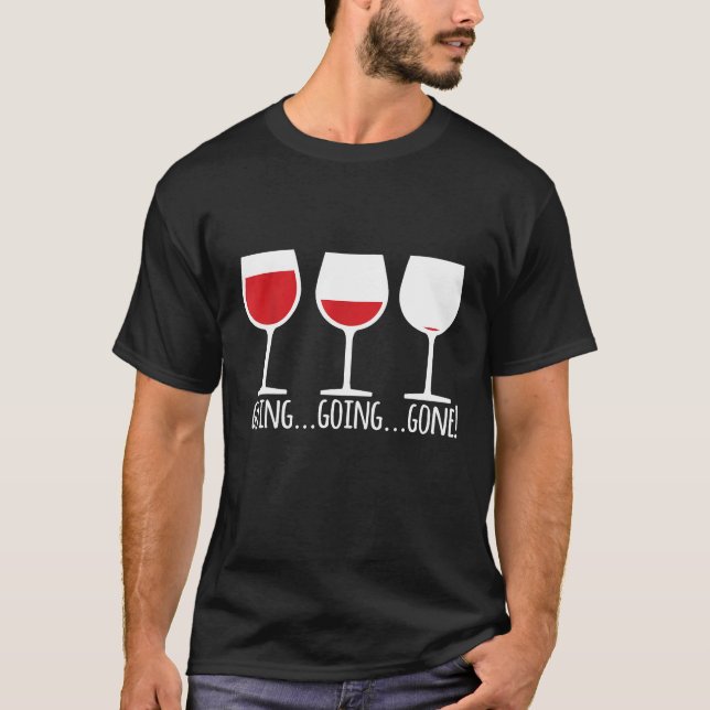 Camiseta Ir Ficar Vinho (Frente)