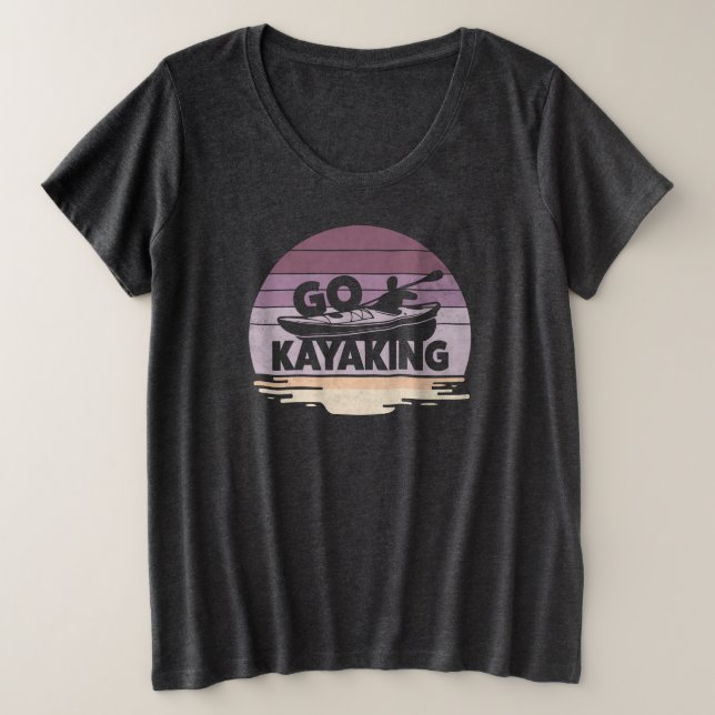 Camiseta Ir Kayaking (Frente do Design)