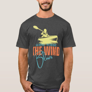 Camiseta Ir onde o vento sopra