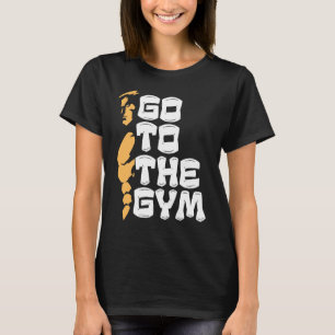 Camiseta Ir Para A Ideia De Malhação Do Gym Strongman Worko