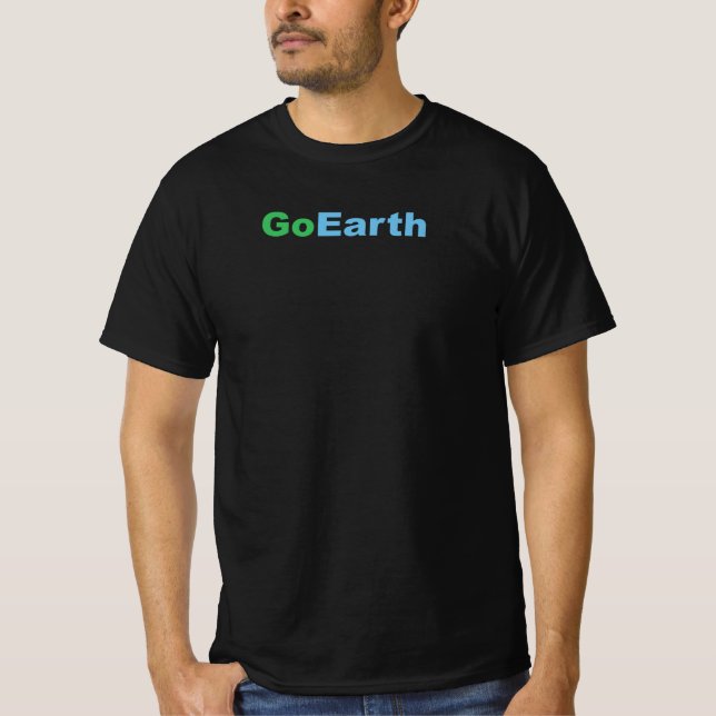 Camiseta Ir para a Terra (Frente)