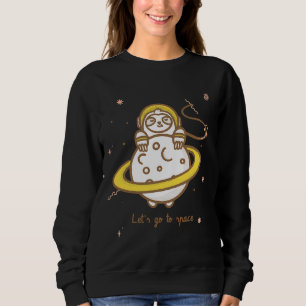 Camiseta Ir para o espaço Astronauta Nap Sloth