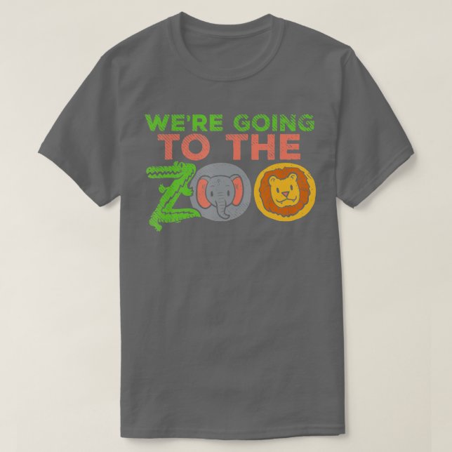Camiseta Ir Para O Zoo Trip Safari Visitar Adventure Wildl (Frente do Design)