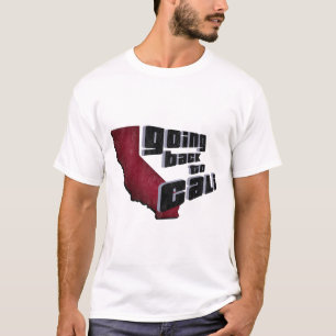 Camiseta ir para trás ao cali