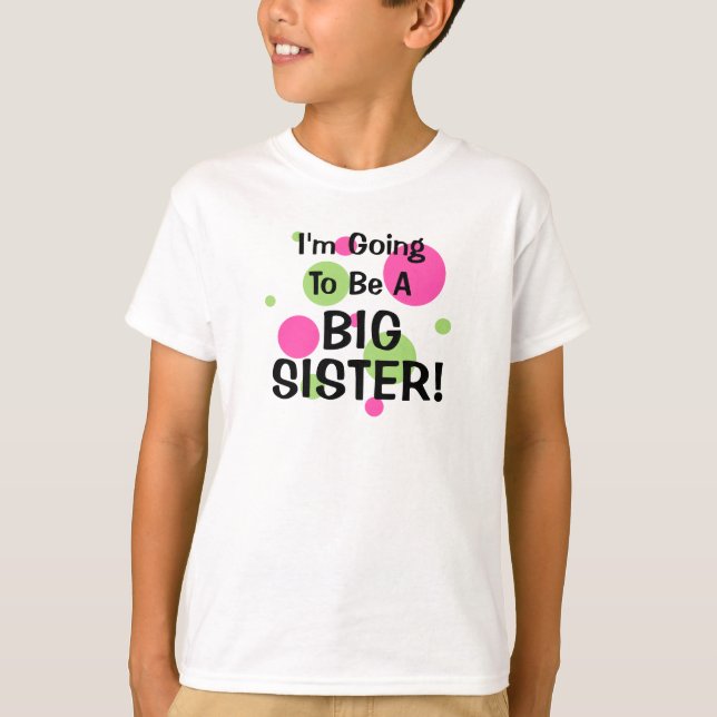 Camiseta Ir ser uma IRMÃ MAIS VELHA! (Frente)