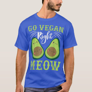 Camiseta Ir Vegan Direito Meow Veganismo Design Para Vegans
