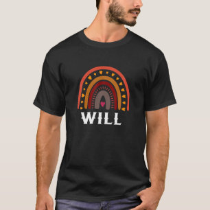 Camiseta Irá Colorir Rainbow Funny Men / Boy / Baby Name
