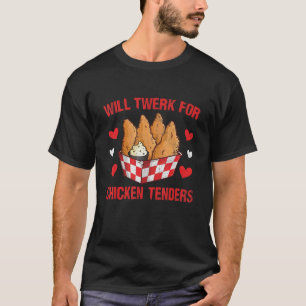 Camiseta Irá Gritar Para Os Concursos De Frango Fritados De