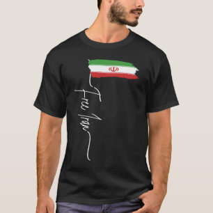 Camiseta Irã Irã Irã Irã Azadi Eu apoio Wom