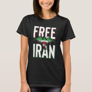 Camiseta Irã Livre Liberdade Para O Irã Amor Iraniano Persa