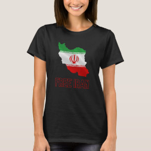 Camiseta Irã Livre Para As Mulheres Da Pérsia