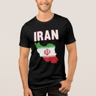 Camiseta Irã: Mapa do Orgulho Iraniano