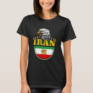 Camiseta Iran Lion Sun Flag, Iran, Persian, Flag of Iran.