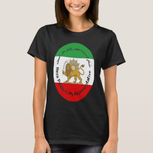 Camiseta Iran Reza Pahlavi É Minha Mulher Representante