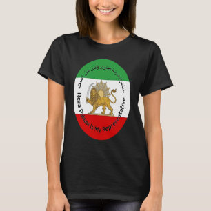 Camiseta Iran Reza Pahlavi É Minha Mulher Representante